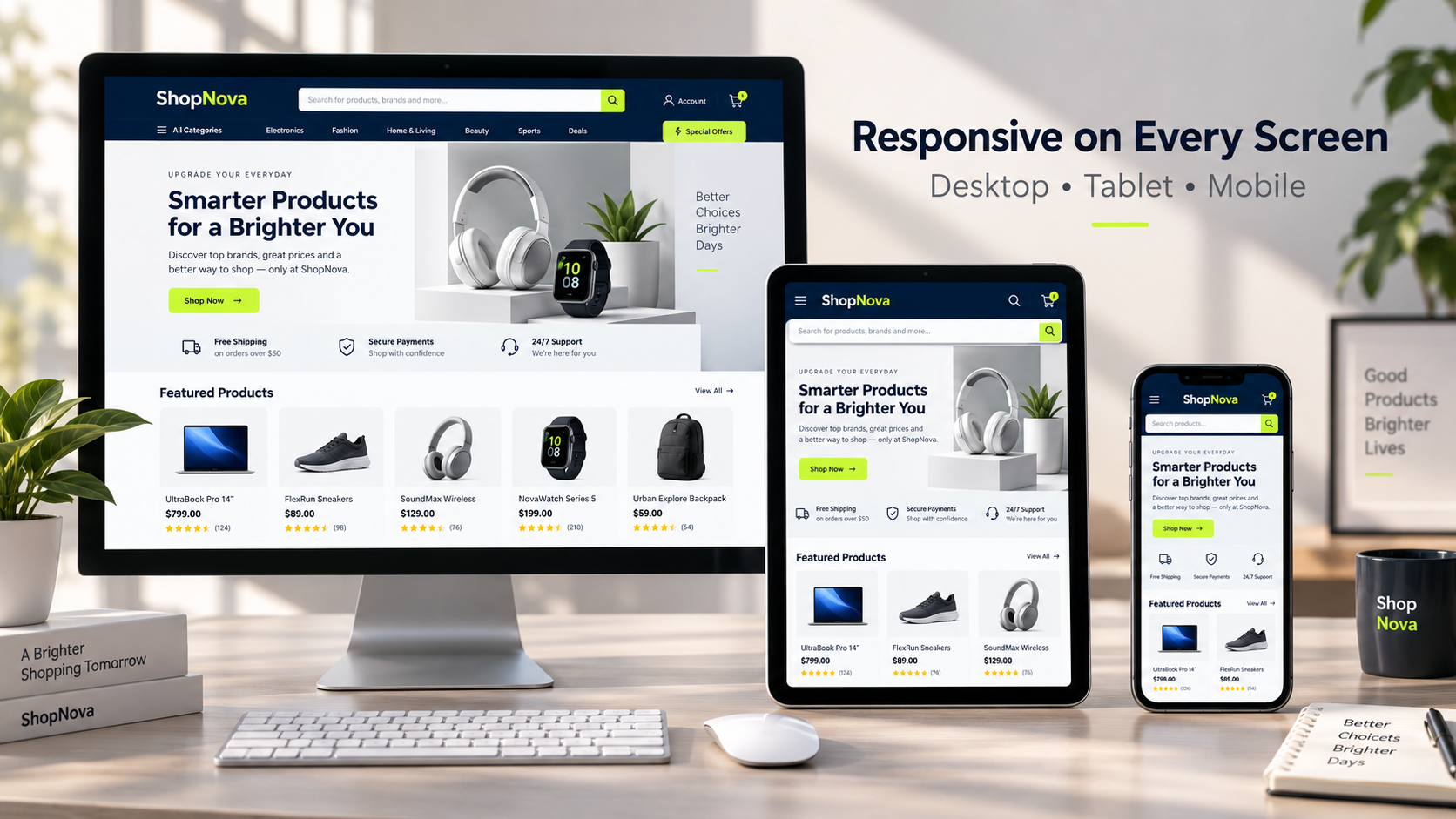 ShopNova: Free Bootstrap 5 eCommerce HTML Template
